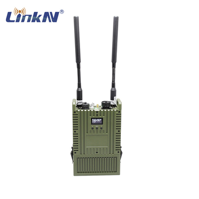 Ραδιο κρυπτογράφηση IP66 τηλεοπτικών στοιχείων MANET 4W MIMO 4G GPS/BD PPT WiFi AES ΠΛΈΓΜΑΤΟΣ IP με μπαταρίες