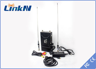 Σώμα-φορεμένη μακροχρόνια σειρά COFDM QPSK HDMI συσκευών αποστολής σημάτων αστυνομίας τηλεοπτική &amp; κρυπτογράφηση CVBS AES256 με μπαταρίες