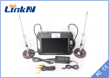 Σώμα-φορεμένη τηλεοπτική συσκευή αποστολής σημάτων COFDM QPSK HDMI αστυνομίας &amp; χαμηλή κρυπτογράφηση καθυστέρησης AES256 CVBS H.264