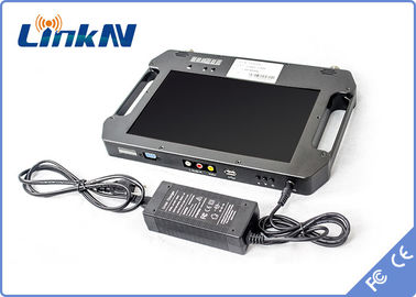 Τακτικός φορητός τηλεοπτικός δέκτης με μπαταρίες FHD COFDM με το εύρος ζώνης 2-8MHz υποδοχής AES256 ποικιλομορφίας επίδειξης