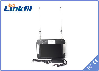 Τακτικός φορητός τηλεοπτικός δέκτης με μπαταρίες FHD COFDM με το εύρος ζώνης 2-8MHz υποδοχής AES256 ποικιλομορφίας επίδειξης