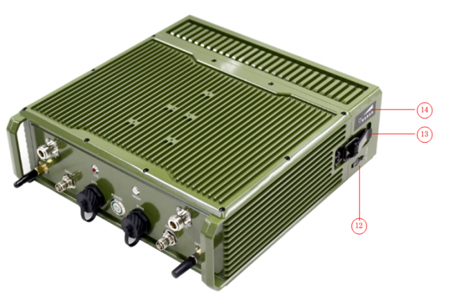 Τραχιά κρυπτογράφηση GPS/BD WIFI IP66 2 υψηλής δύναμης AES256 ραδιοφώνων & 4g-LTE σταθμών βάσης ΠΛΈΓΜΑΤΟΣ IP 10W