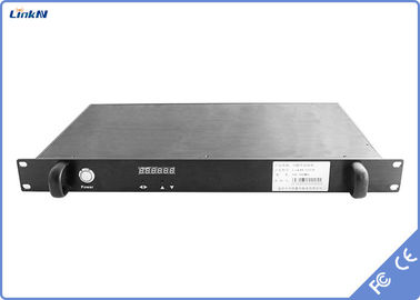 Τραχιά στρατιωτική Vehicle-mounted COFDM δεκτών HDMI SDI υψηλή χαμηλή καθυστέρηση κεραιών ασφάλειας AES256 Encrytpion διπλή