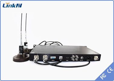 Τηλεοπτική υποδοχή 300-2700MHz ποικιλομορφίας δεκτών 1U HDMI SDI CVBS όχημα-υποστηριγμάτων COFDM