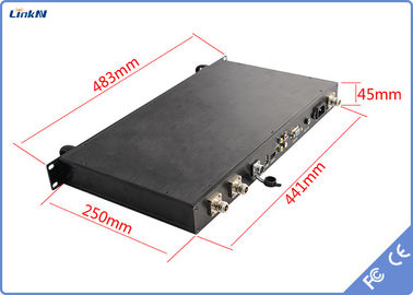 COFDM τηλεοπτική χαμηλή καθυστέρηση εύρους ζώνης 1-RU 2-8MHz δεκτών HDMI SDI CVBS Vehicle-Mounted