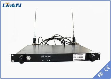 COFDM τηλεοπτική δεκτών HDMI SDI CVBS Vehicle-Mounted χαμηλή υποδοχή ποικιλομορφίας κεραιών καθυστέρησης 1-RU διπλή