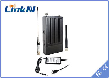 LKAV1605 COFDM Βίντεο μεταδότης QPSK HDMI &amp; CVBS H.264 χαμηλής καθυστέρησης κρυπτογράφηση AES256 με μπαταρία