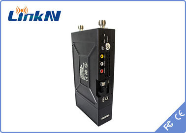 13km σώμα-φορεμένη τηλεοπτική συσκευή αποστολής σημάτων COFDM QPSK HDMI αστυνομίας &amp; χαμηλή κρυπτογράφηση καθυστέρησης AES256 CVBS H.264