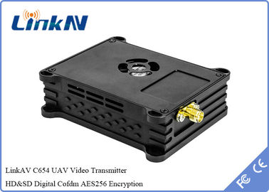 LKAV1614 Drone Data Link UAV HD/CVBS Βίντεο μεταδότης AES256
