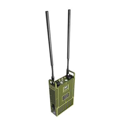 Στρατιωτικό Manpack MANET Ραδιόφωνο 43dBm AES256 FHSS Συχνότητα Hopping AES256