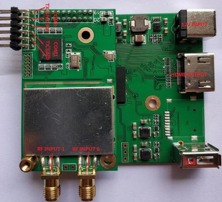 LKAV6201 HDMI SDI COFDM Μοντέλος δέκτη PCBA για μετάδοση βίντεο