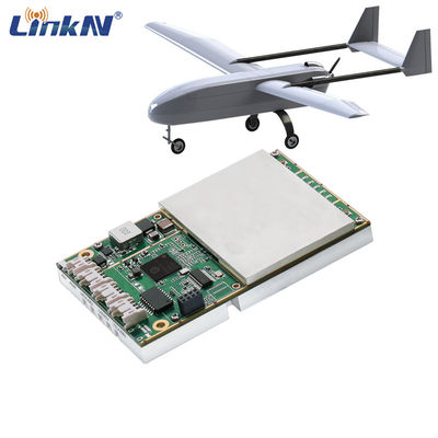 LKAV6306 15km Στρατιωτική μονάδα IP 4W Δύναμη 350MHz-4GHz UAV Video Data Link