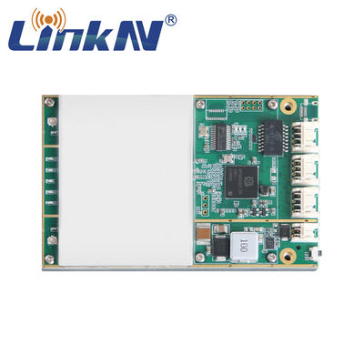 Ραδιο ενότητα 4W MIMO AES256 350MHz-4GHz ΠΛΈΓΜΑΤΟΣ στρατιωτικής αστυνομίας IP εξατομικεύσιμη