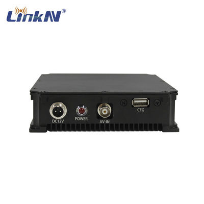 Χαμηλή καθυστέρηση 300-2700MHz κρυπτογράφησης συσκευών αποστολής σημάτων COFDM QPSK AES UGV ασύρματη αναλογική NTSC PAL τηλεοπτική