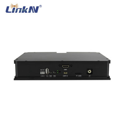 Χαμηλή καθυστέρηση κρυπτογράφησης συστημάτων CVBS NTSC PAL HDMI COFDM QPSK AES256 αστυνομίας UGV ασύρματη τηλεοπτική